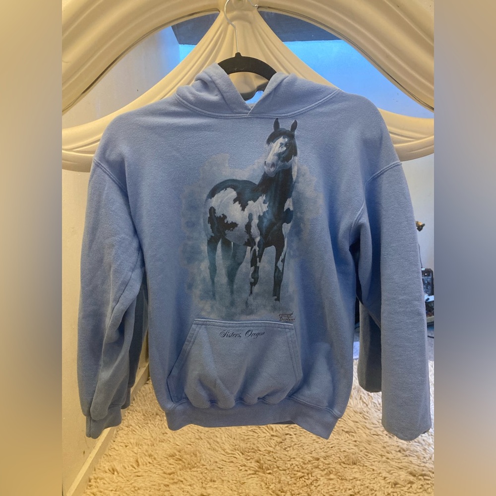 Blue Horse Sweater